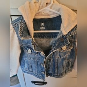 Girls GAP denim, unicorn jacket